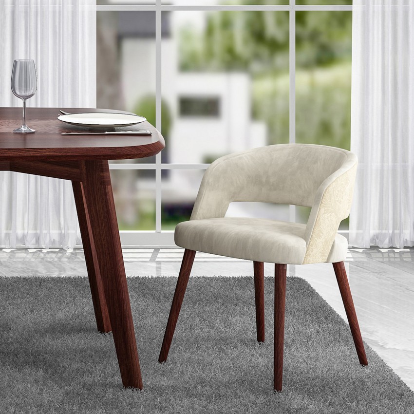 PRAVA Floral Affair Fabric Dining Chair Price in India Buy PRAVA