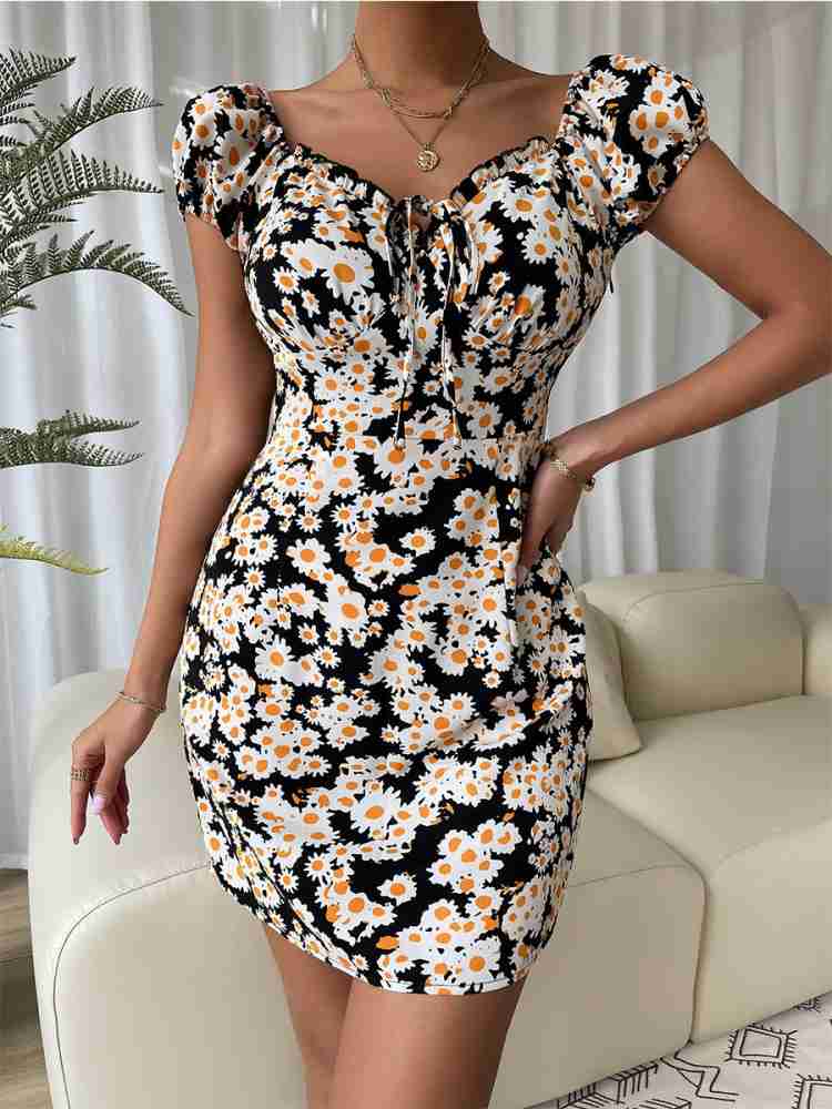 Floral 2024 dresses flipkart