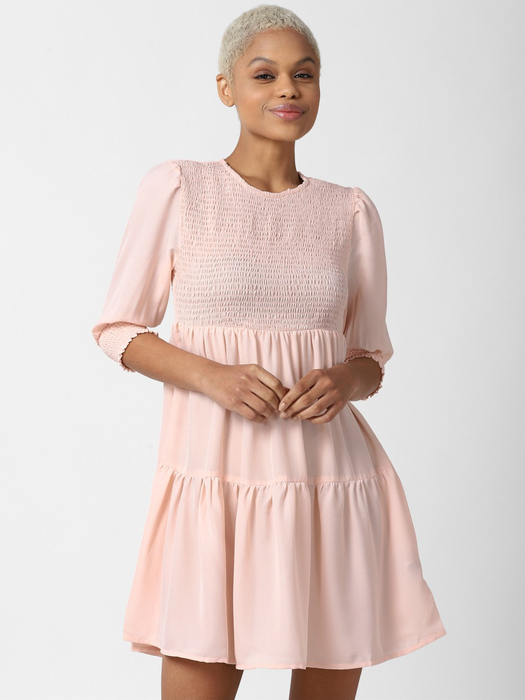 FOREVER 21 Women A line Pink Dress Buy FOREVER 21 Women A line Pink Dress Online at Best Prices in India Flipkart