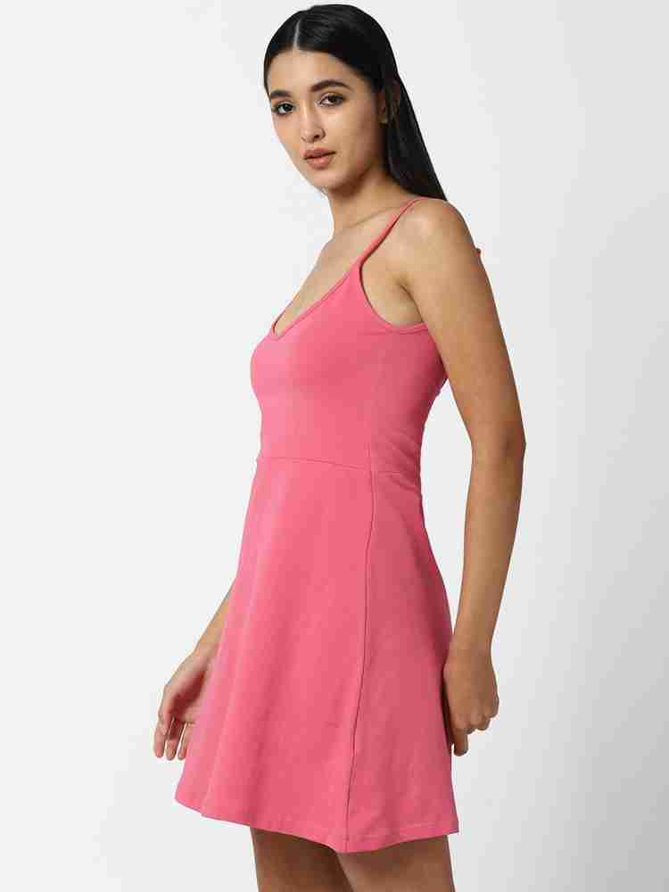 FOREVER 21 Women A line Pink Dress Buy FOREVER 21 Women A line