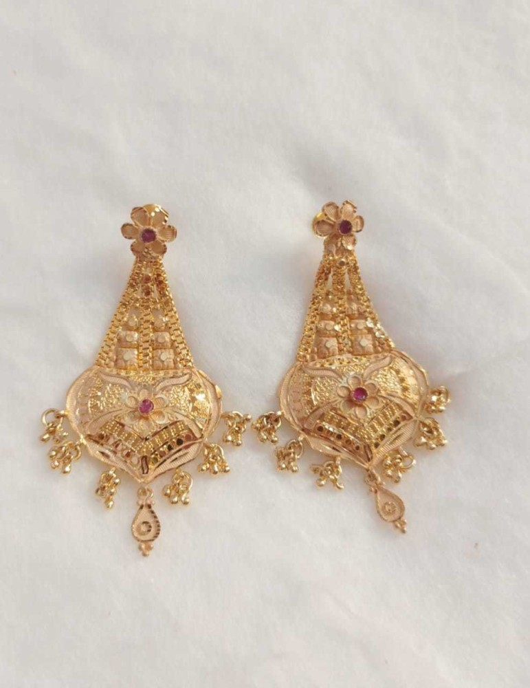 Gold plated 2025 earrings flipkart