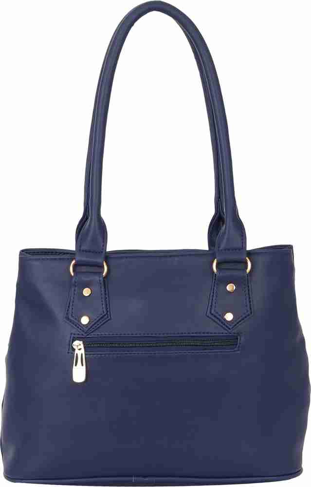 Blue colour handbags clearance