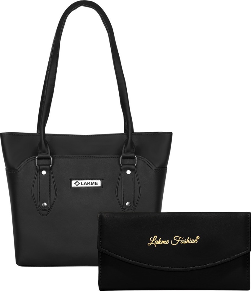 Buy LAKME FASHION Women Black Shoulder Bag Black Online @ Best Price in  India