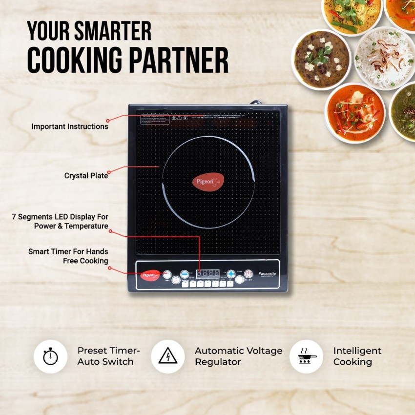 Pigeon ic 1800w induction best sale cooktop price