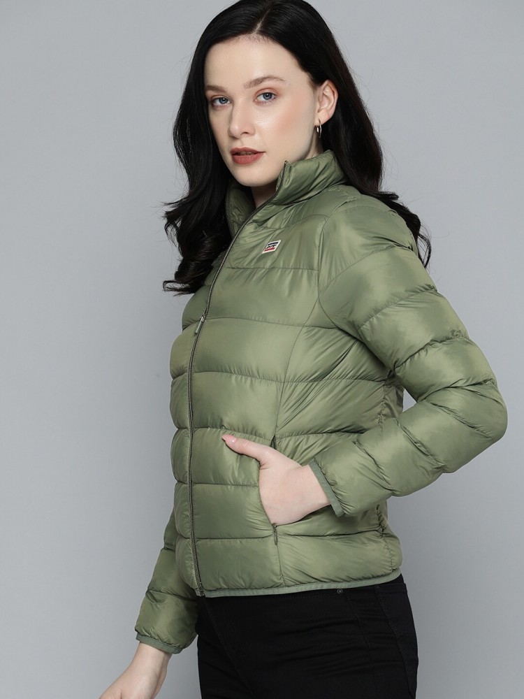 Levi's army hotsell green jacket womens