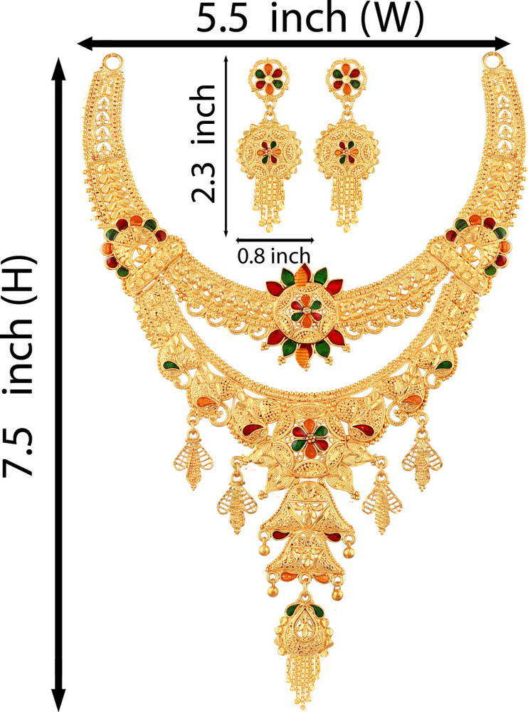 Mansiyaorange alloy outlet jewel set