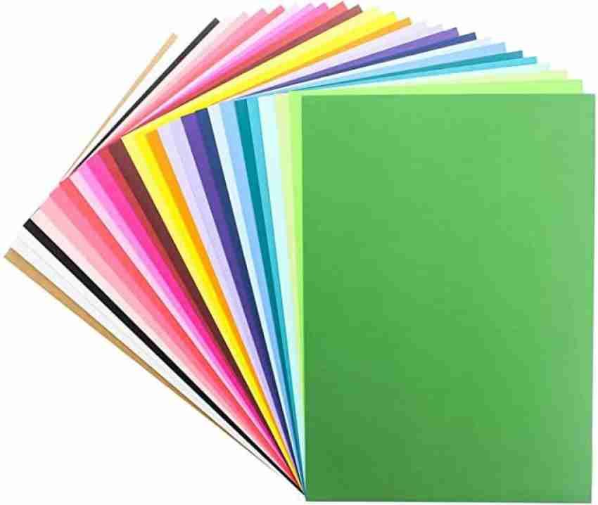 Pastels Copy Paper 100 Pcs Assorted Rainbow Colored Printer Paper