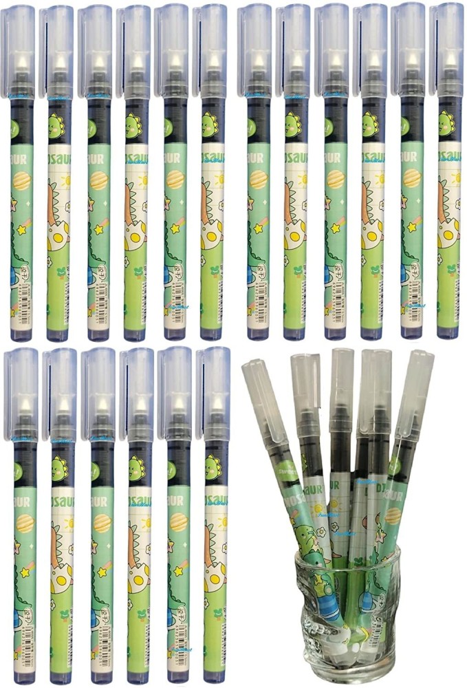 G4GIFT 12 Pcs Gel Pens Stationery Designer Theme Dinosaur Animal Cute For  Kids at Rs 10/piece, stationery products in Ahmedabad