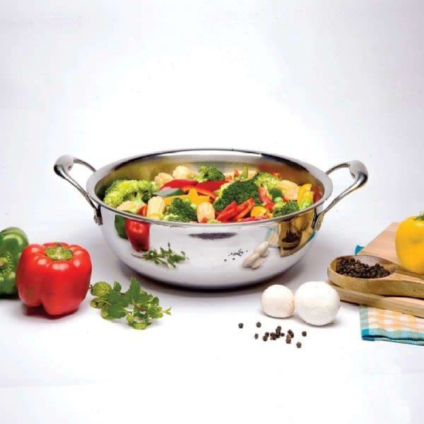 Cast Iron Cookware Set - Kadai (2.5L) + Kadai (1.5L) Small - Send