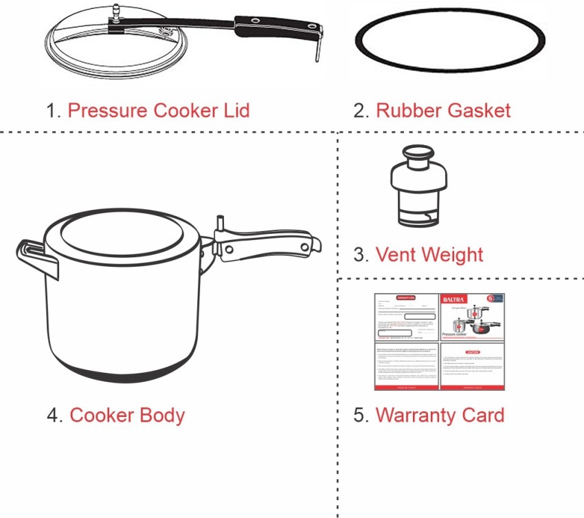 Pringle 5 Litre Induction Bottom Pressure Cooker , STELLA 5L IB – Pringle  Appliances