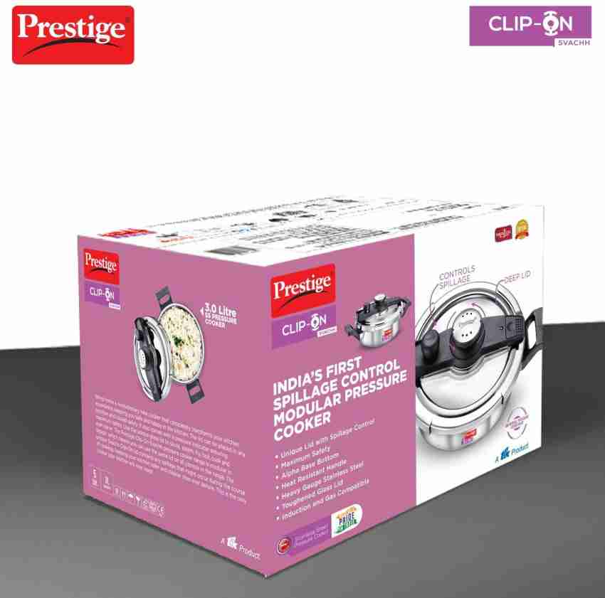 Prestige svachh clip on pressure online cooker