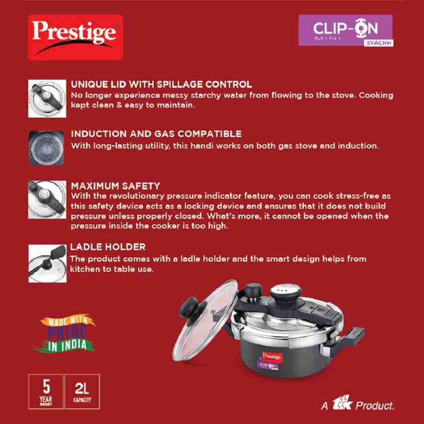 Clip on pressure cooker 3 2025 litre