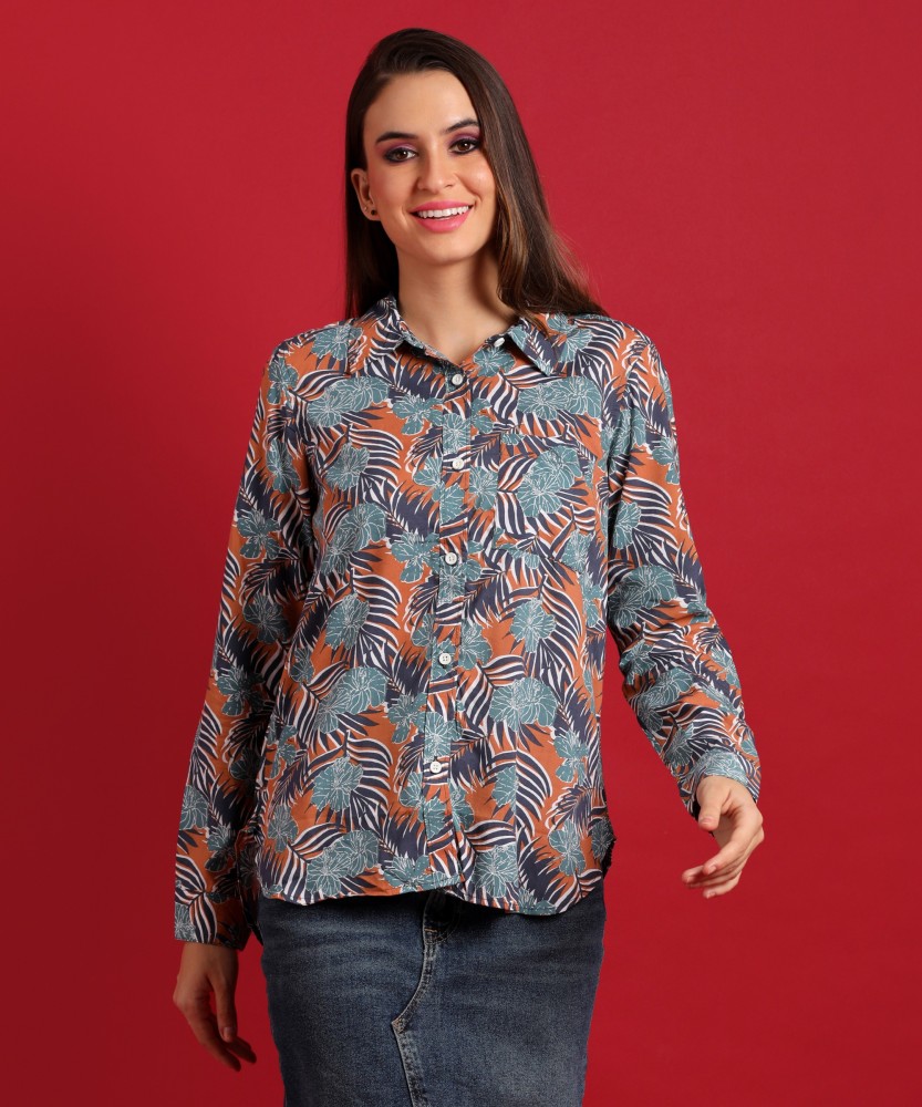 HARPA Women Printed Casual Multicolor Shirt - Buy HARPA Women