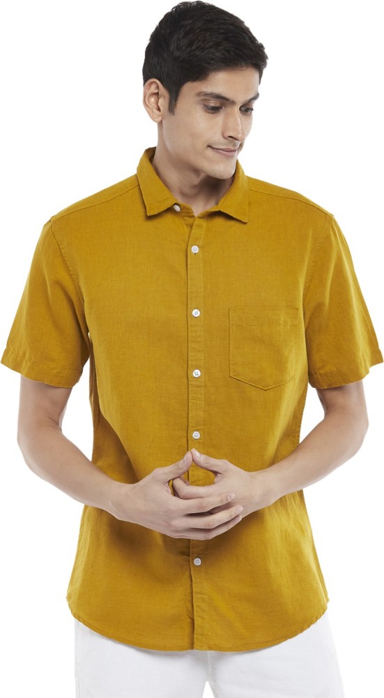 dark yellow colour shirt