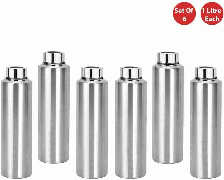 Panca Stainless Steel Water Bottle 1 Litre, Water Bottle for  Home/Office/Gym (SET OF-2) 1000 ml Bottle - Buy Panca Stainless Steel Water  Bottle 1 Litre, Water Bottle for Home/Office/Gym (SET OF-2) 1000