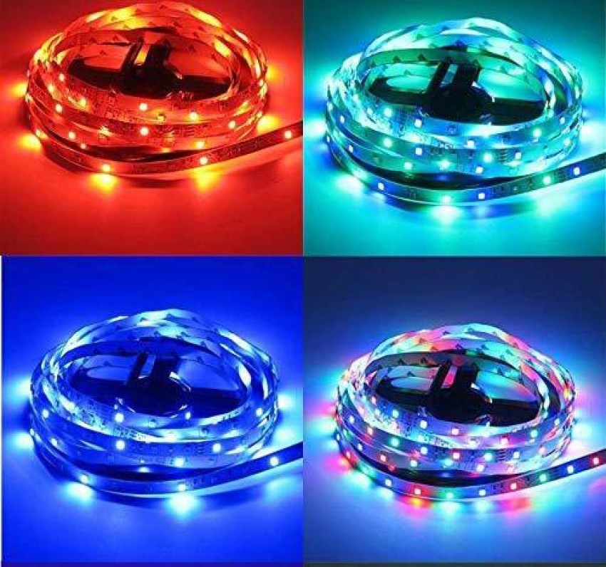 Vividlits Rgb LED light 3 Meter with Remote Control Light Strip Price in  India - Buy Vividlits Rgb LED light 3 Meter with Remote Control Light Strip  online at