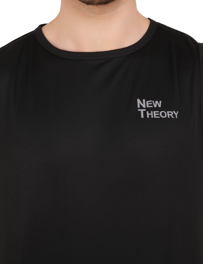 Buy Active Panel T-shirt- Black for Men Online @Best Price in India: New  Theory – New Theory