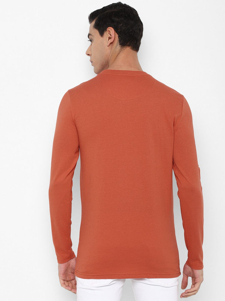 Orange long sleeve shirt forever 21 clearance