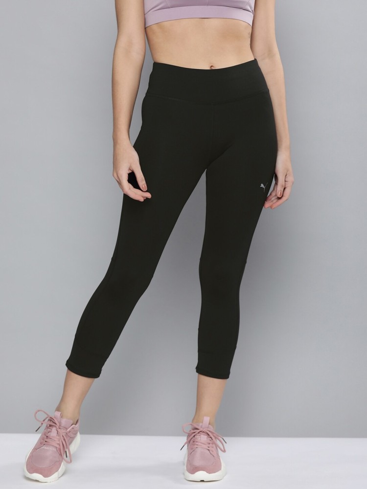 PUMA Solid Women Black Tights - Buy PUMA Solid Women Black Tights Online at  Best Prices in India