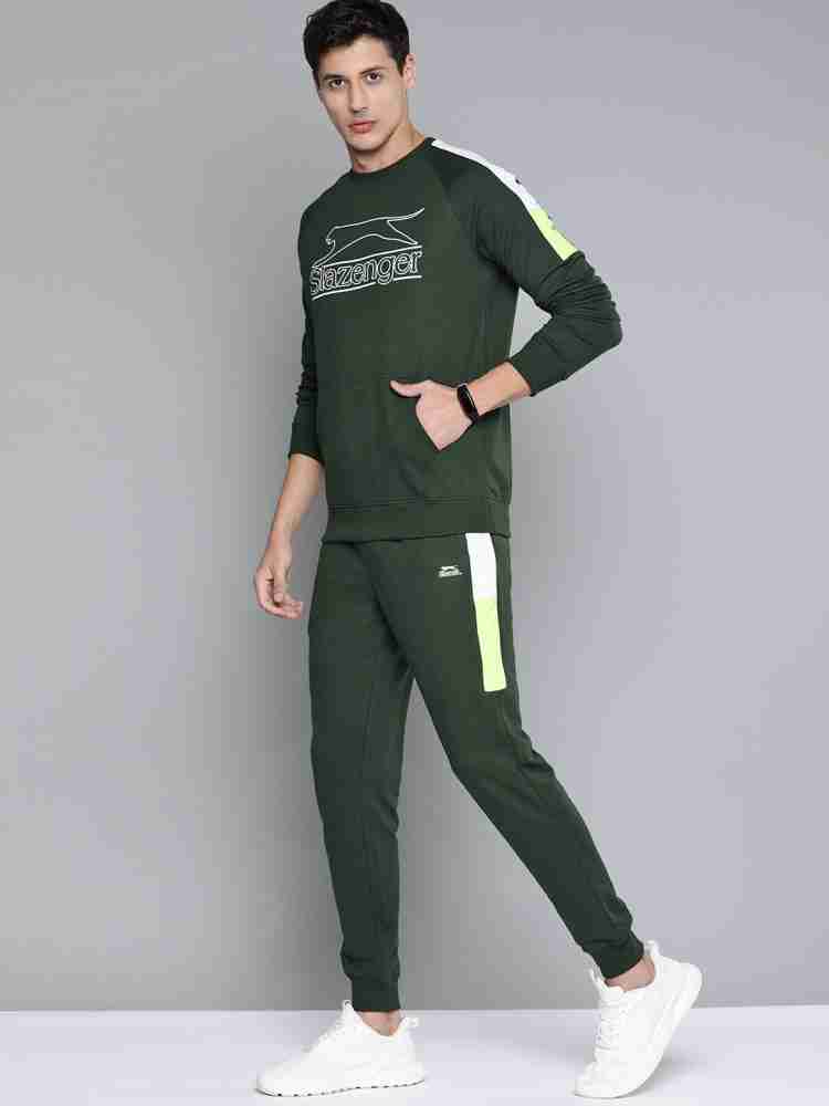 SLAZENGER Solid Men Track Suit