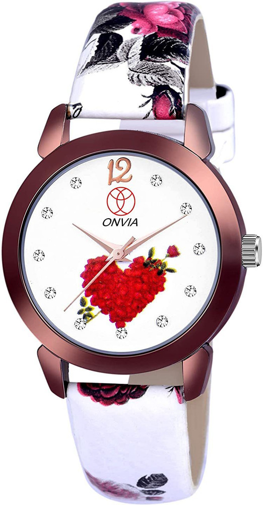 ONVIA Analog Watch For Boys Girls Buy ONVIA Analog Watch For Boys Girls Analogue Watch With Orange Led Band Wrist Combo OT281 Online at Best Prices in India