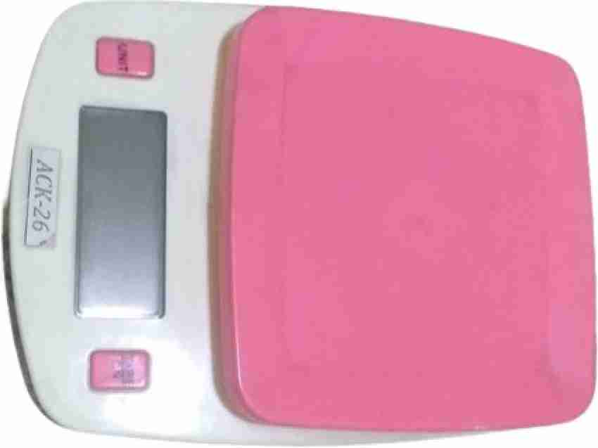 Electronic Weight Scale Machine Food Kitchen Mini Scale 5kg Pink