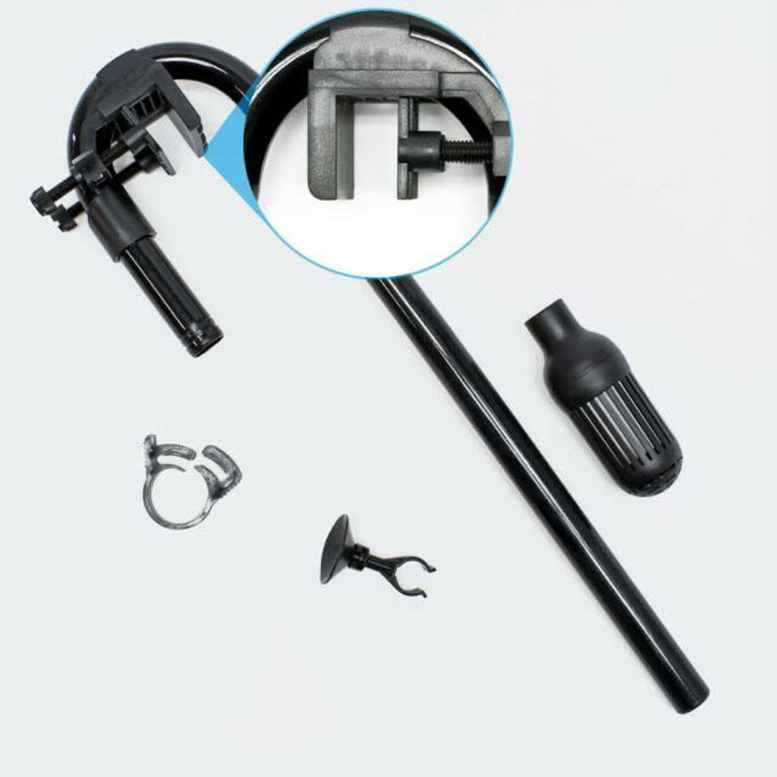 Aquarium filter pipe clearance