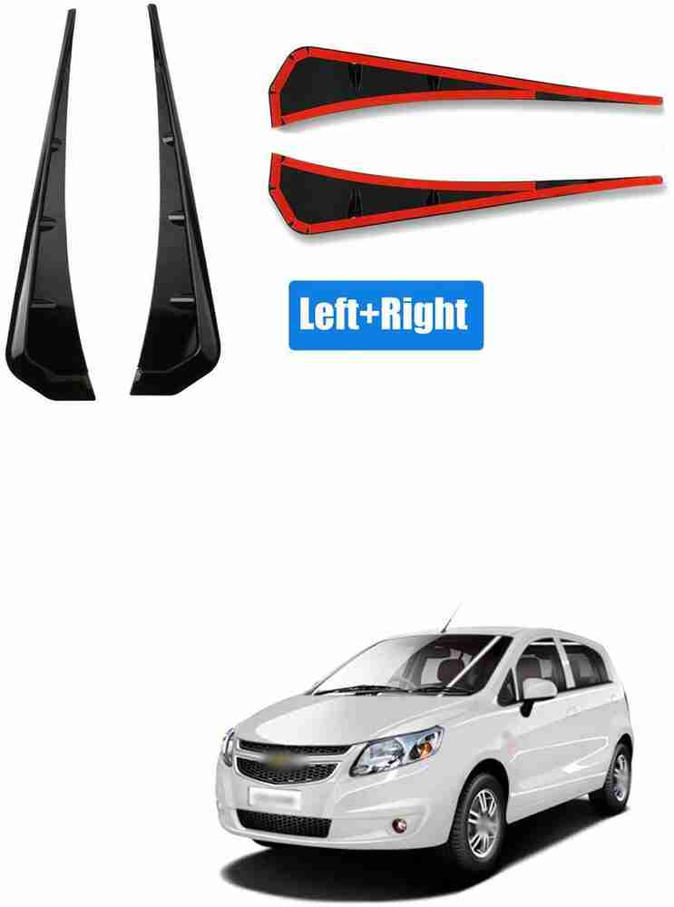 XZRTZ Side Fender Trim Pair Universal Side Fender Vent Cover PU