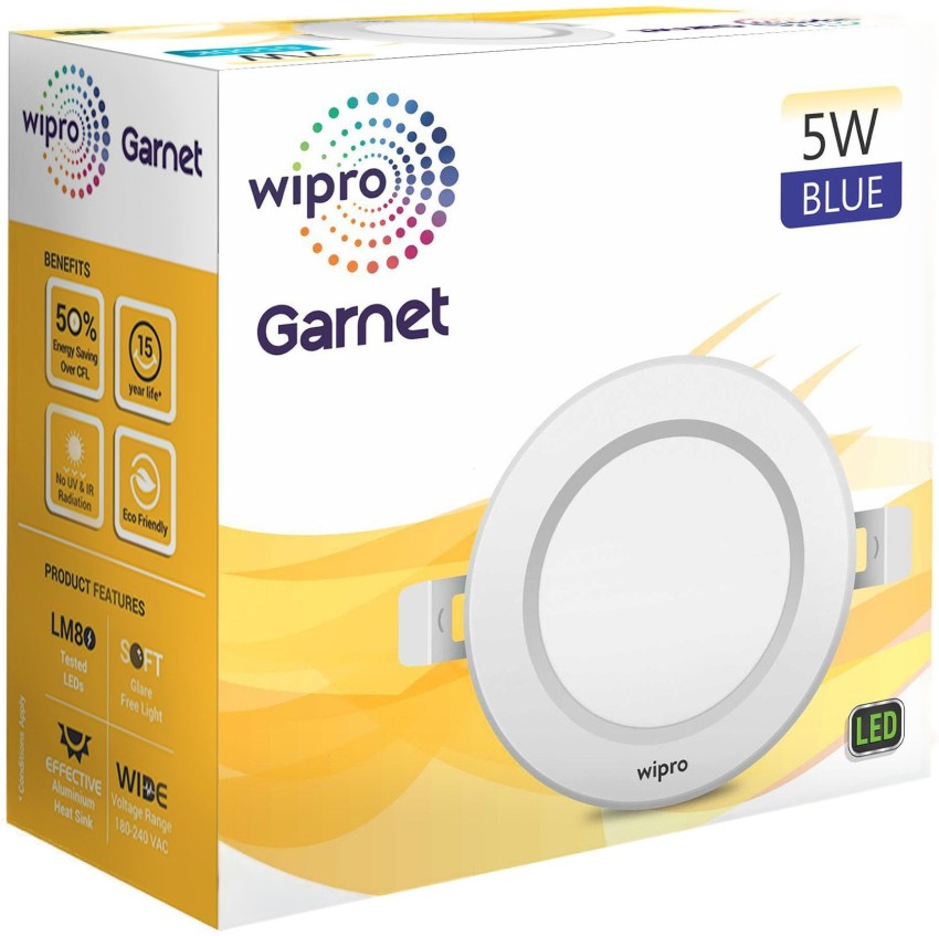 Wipro garnet 12w store led downlight