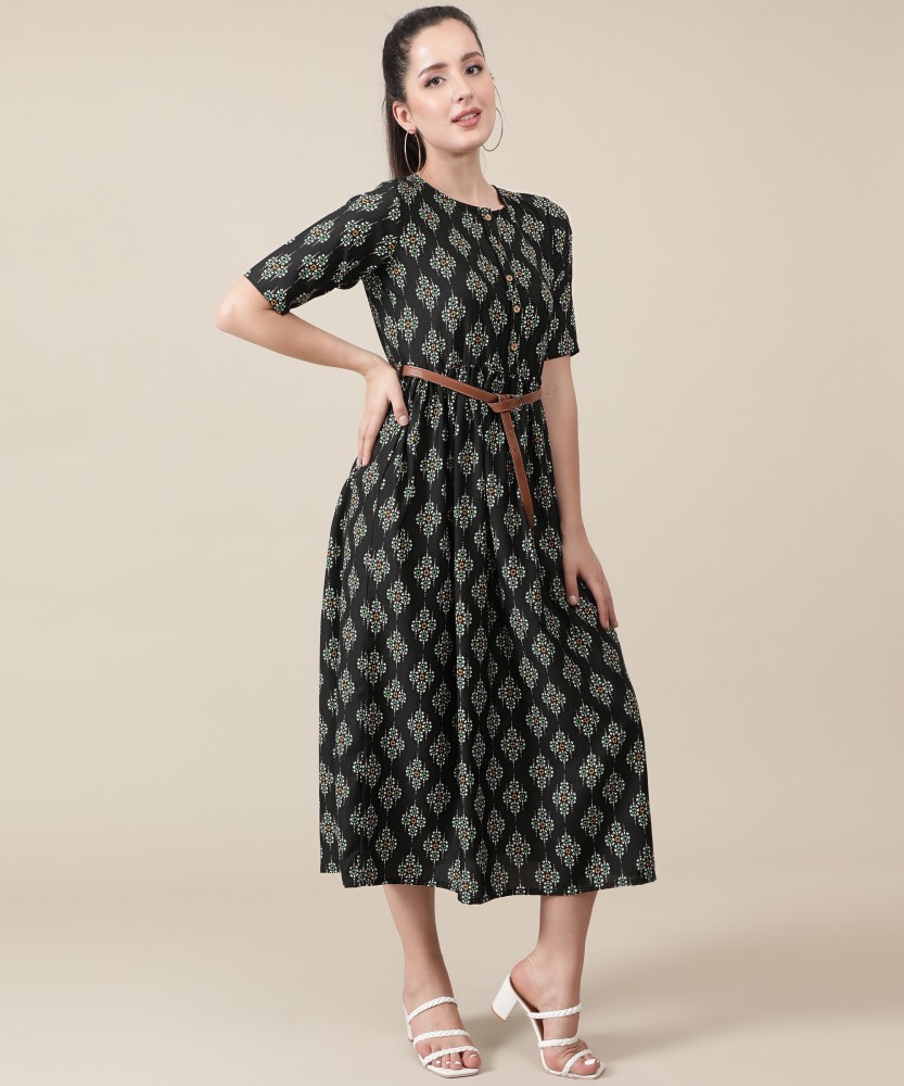 Lularoe Multi Color Black Casual Dress Size M - 54% off
