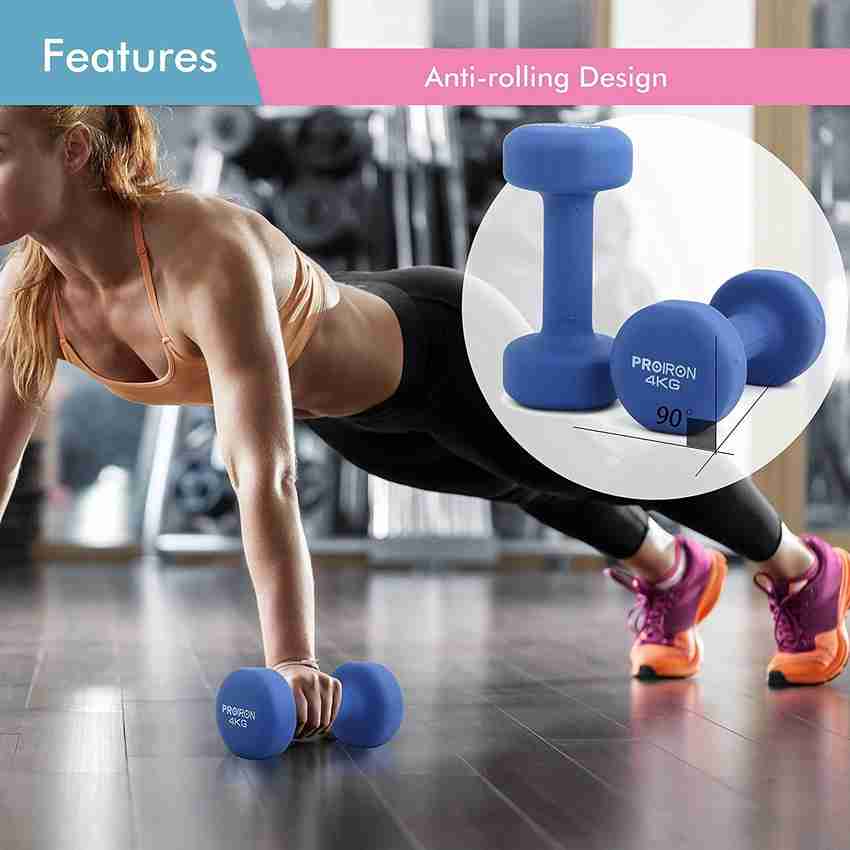 Ladies 4kg hotsell dumbbells