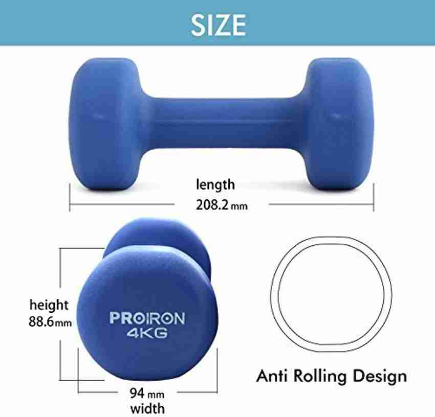 Ladies dumbbells 4kg clearance