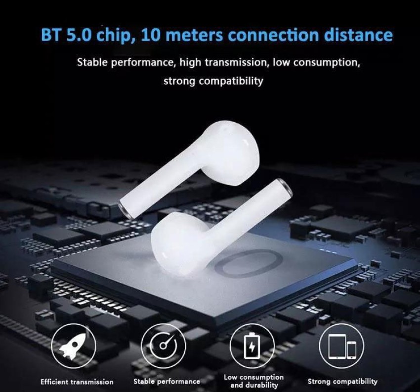 TechBuddy Tws I12 Headphone Wireless Earphones With charging case