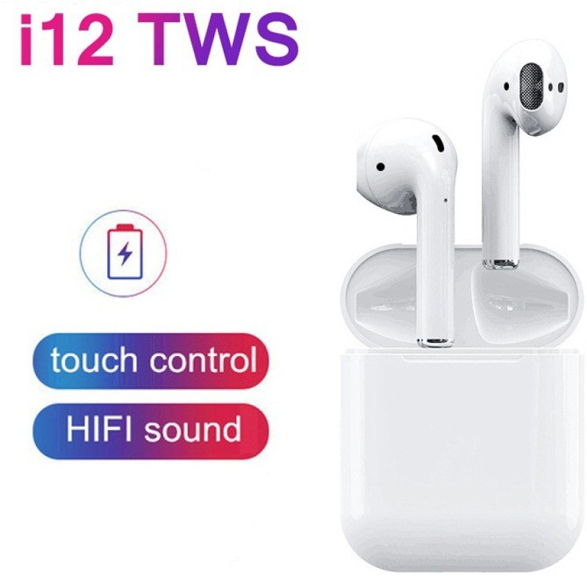 TechBuddy Tws I12 Headphone Wireless Earphones With charging case