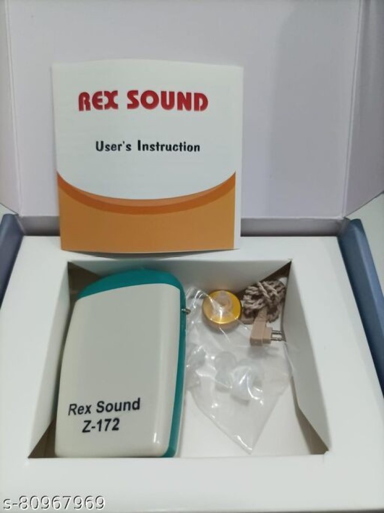 Axon AX Rex Sound Z-172 Pocket Hearing Aid(Blue And White 