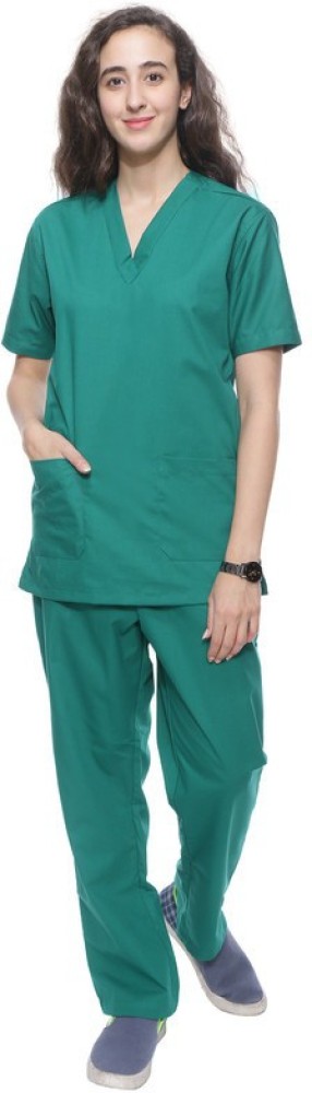 Female Plain Nurse Green Uniform, Size: XXL at Rs 685/set in Aurangabad
