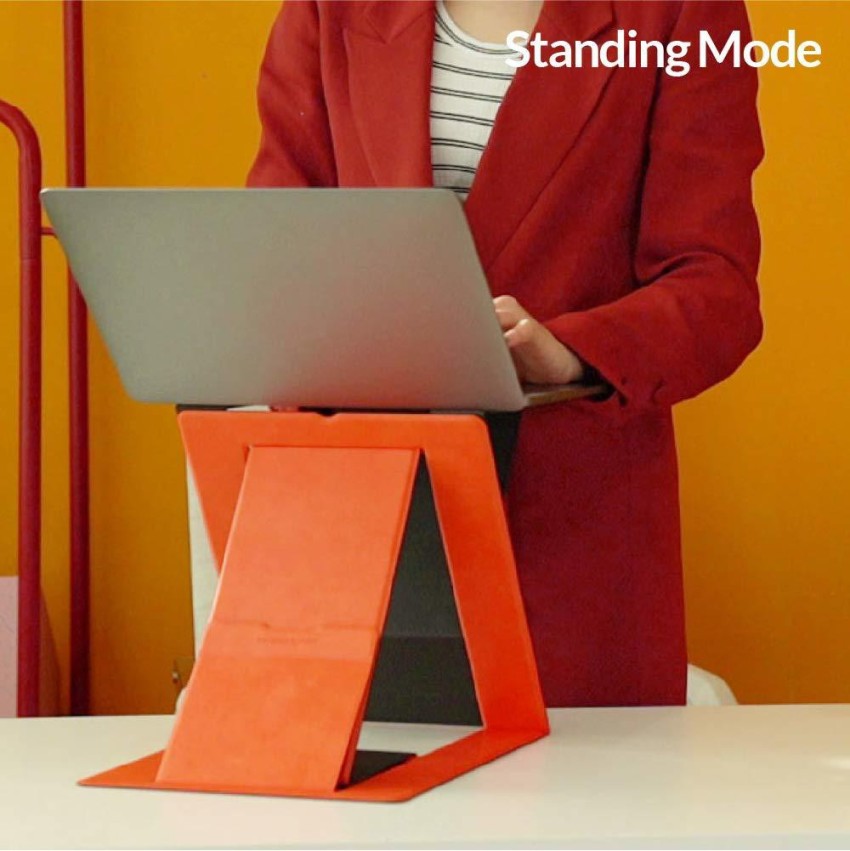 Moft Moft Z Sit-stand Laptop Desk Z 5-in-1 Sit-Stand Desk Adjustable Stand,  Portable & Foldable Laptop Stand, Perfect for Bed,Office, Home and Table  and Non Sticky and anti skid stand for Laptop (