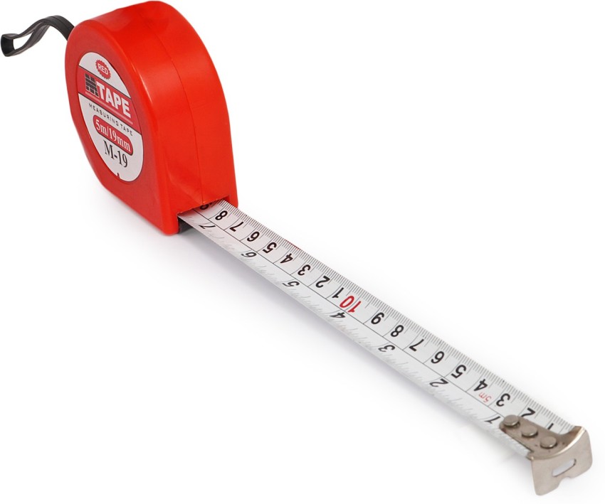 5 Meter Metric Tape Measure (Red)