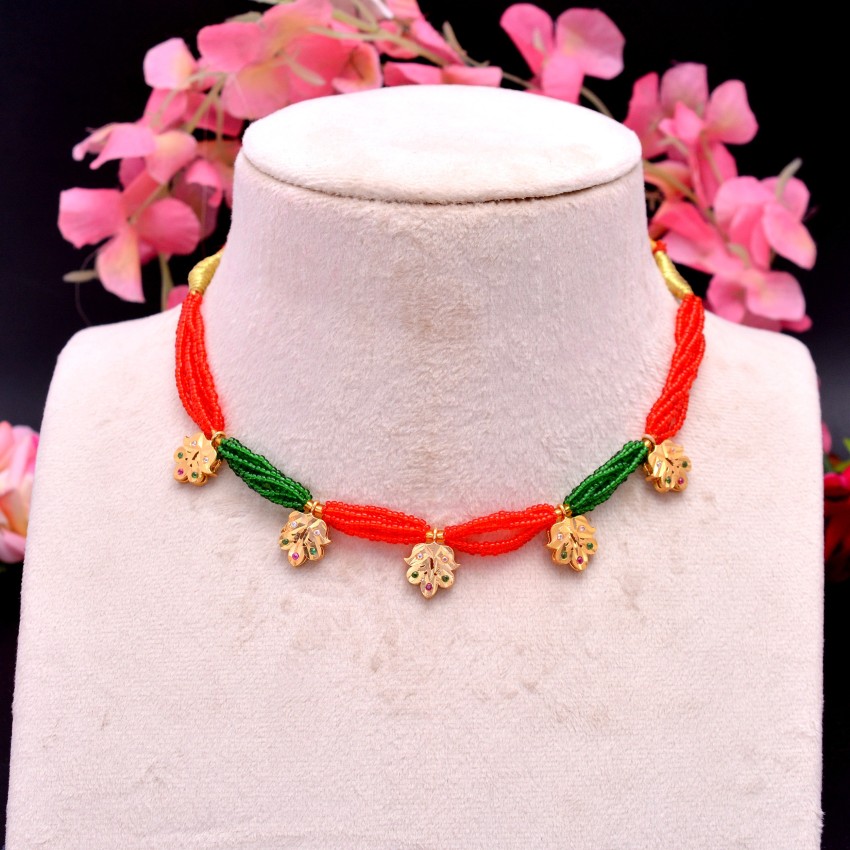 mohit jewellers Gold-plated Plated Brass Necklace