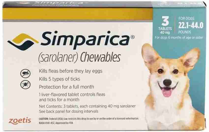 Flea & tick tablets for dogs online