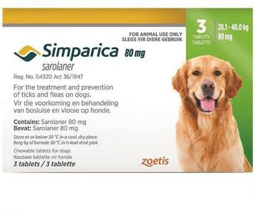 Simparica dog outlet flea and tick
