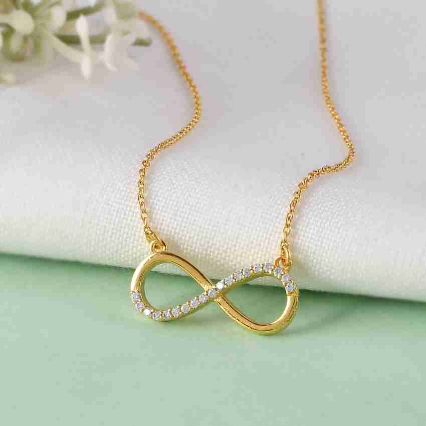 Infinity shop shaped pendant