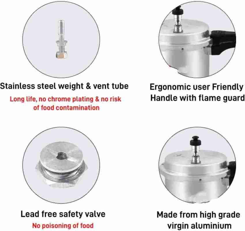 SURYA ANAND 10 12 combo pack 10 L 12 L Outer Lid Pressure Cooker Price in India Buy SURYA ANAND 10 12 combo pack 10 L 12 L Outer Lid Pressure Cooker online at Flipkart