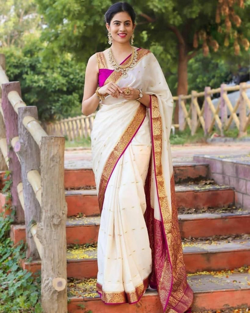 Flipkart white cotton sarees cheap