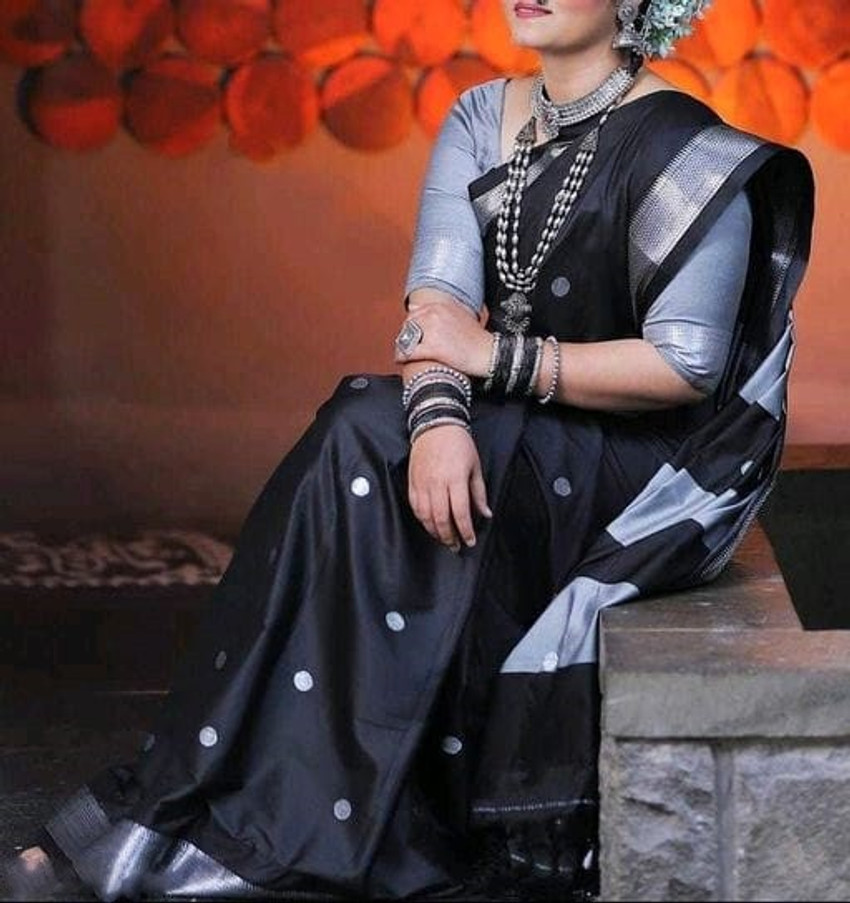 Grey Organza Saree – Tirumala Designers