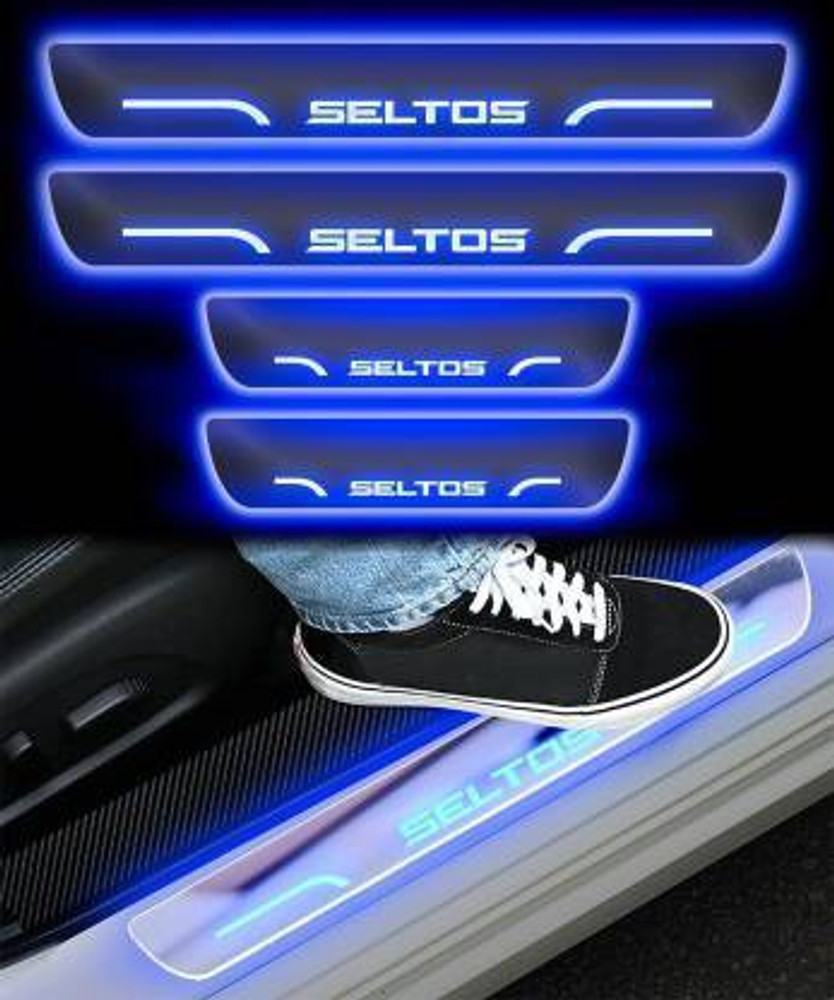 Illuminated scuff store plates kia k5