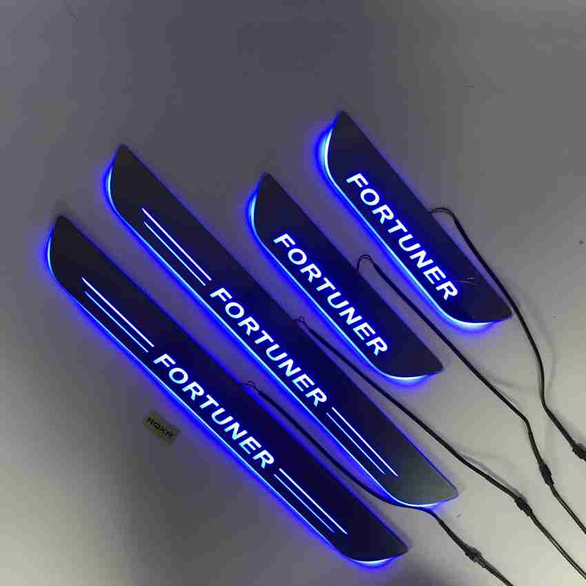 Goodzup led scuff plate of toyota fortuner Door Sill Plate