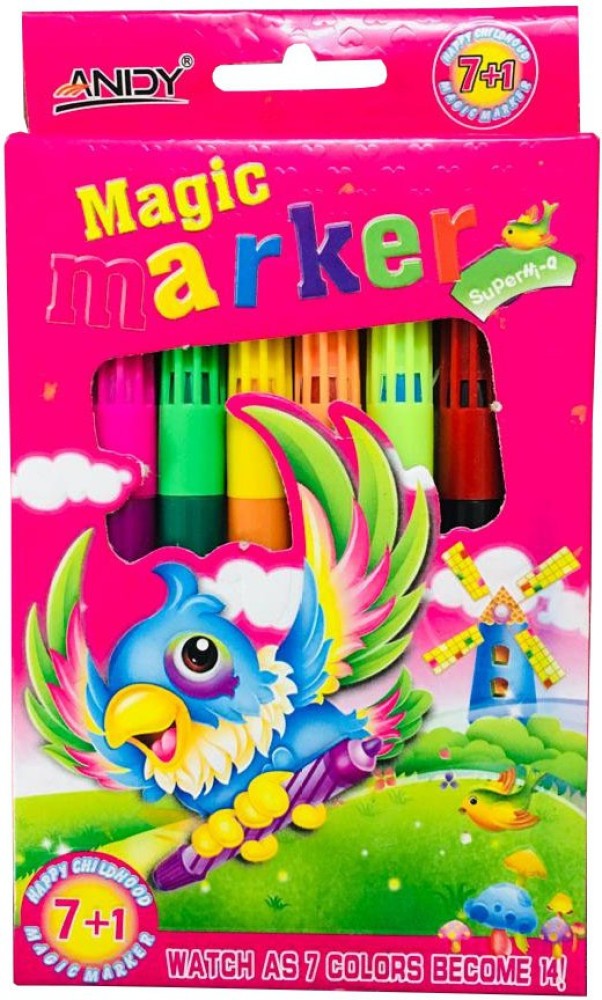 Plastic Sketch Pens For School Packaging Type Packet