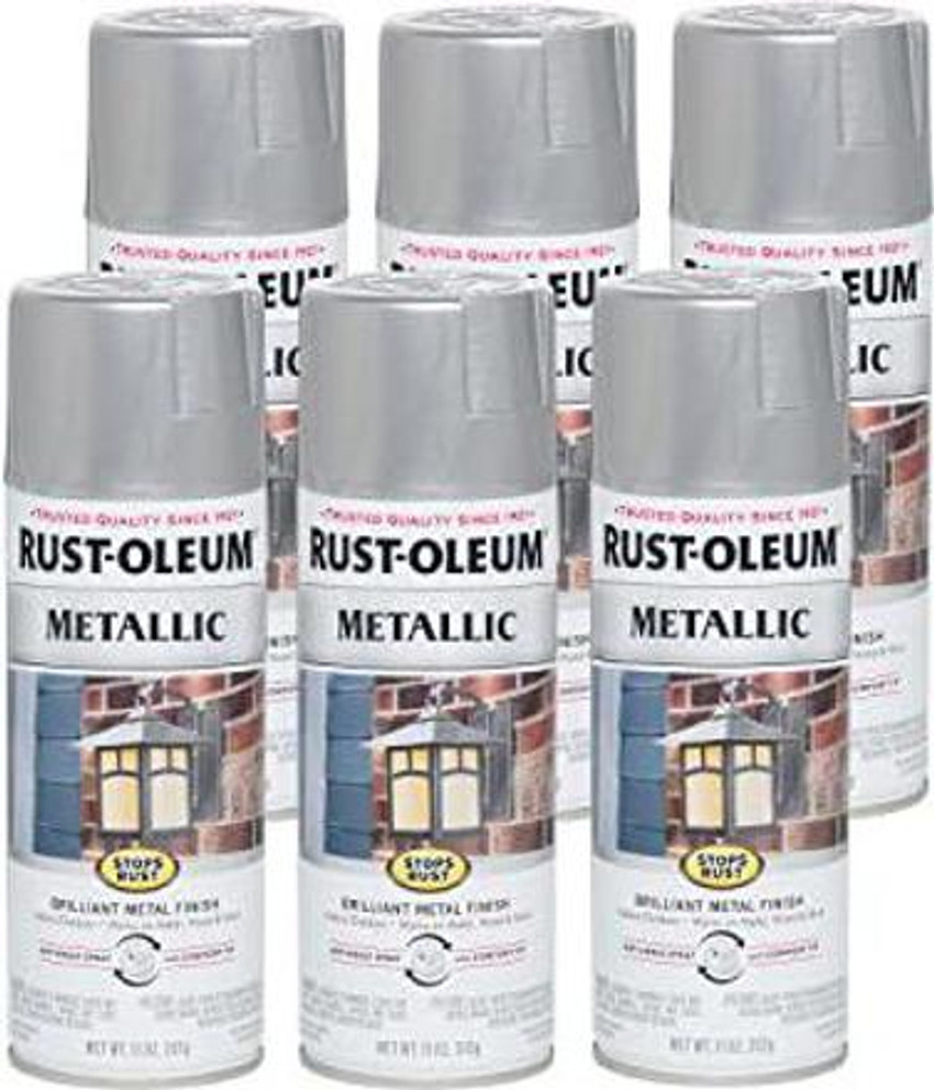 Rustoleum silver spray paint store