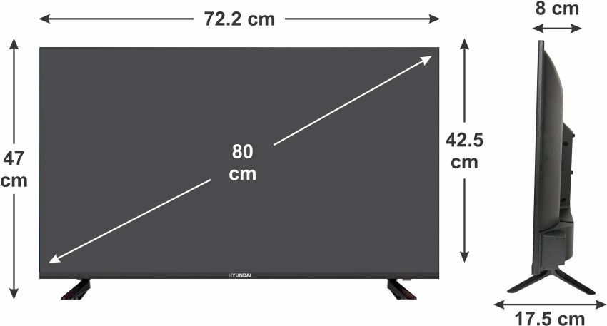 TV HYUNDAI 32 Pulgadas 80 cm 3241 HD LED